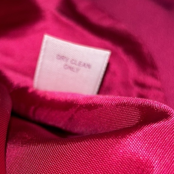 Misha Nonoo Fuchsia Pink Wool Crepe Flounce Ruffle A-Line Skirt - 2 - Picture 11 of 11